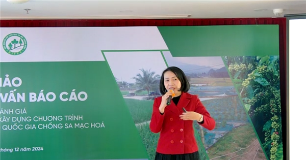 Hội thảo tham vấn báo cáo Tổng kết, đánh giá và đề xuất xây dựng chương trình hành động quốc gia chống sa mạc hóa