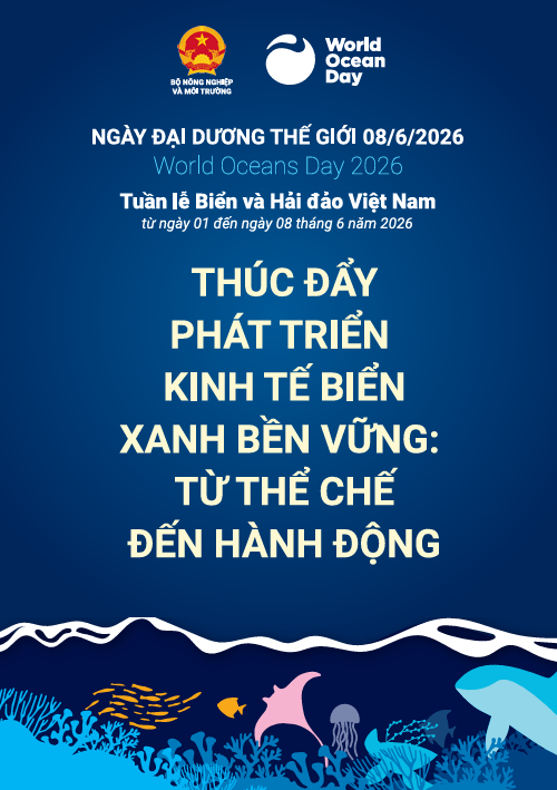 Hướng dẫn tổ chức hoạt động hưởng ứng Ngày Đại dương thế giới (08/6) và Tuần lễ biển và Hải đảo Việt Nam năm 2026 trên địa bàn tỉnh Khánh Hòa